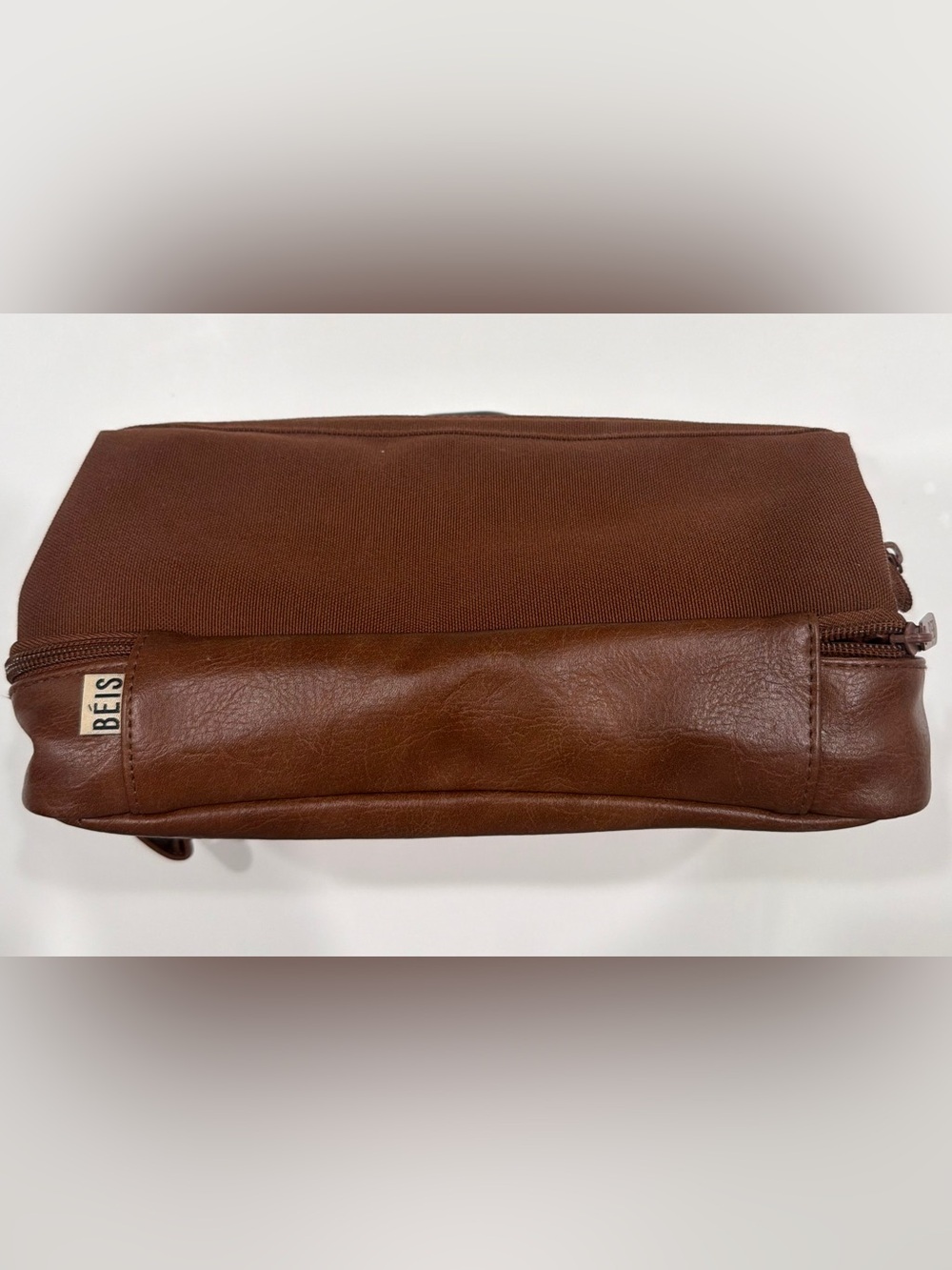 BEIS Brown Travel Dopp Kit Toiletry Bag